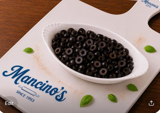 Extra on side Black Olives.