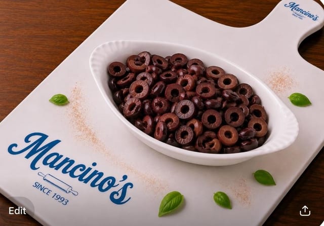 Extra on side Greek Olives.