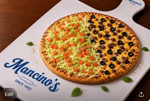 GF Taco Pizza.