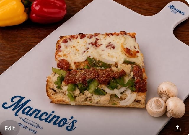 1/2 Chicken Parm Grinder.