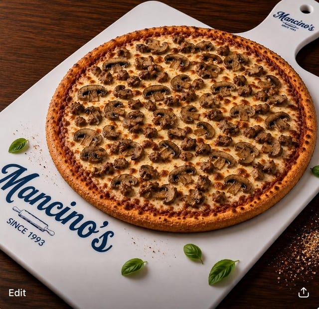 XL 2 Topping Pizza.