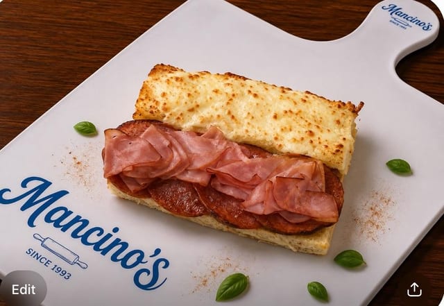1/2 Ham Cheese and Salami Grinder.