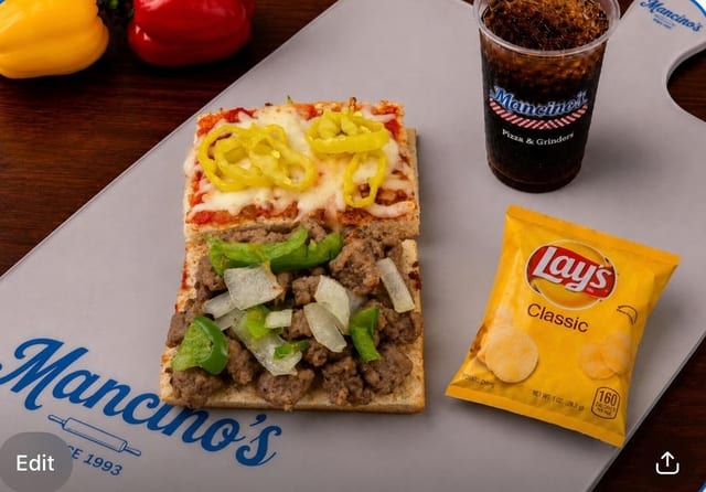 1/4 Stromboli Grinder Combo.