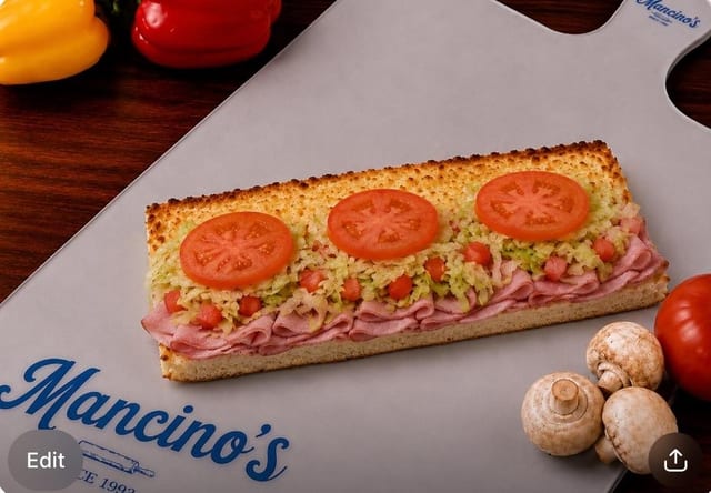 1/2 Ham and Cheese Grinder.