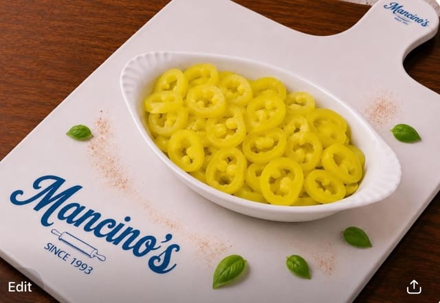 Extra on side Banana Peppers.