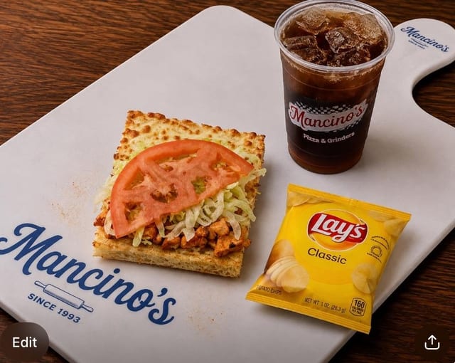 1/4 Buffalo Chicken Grinder Combo.